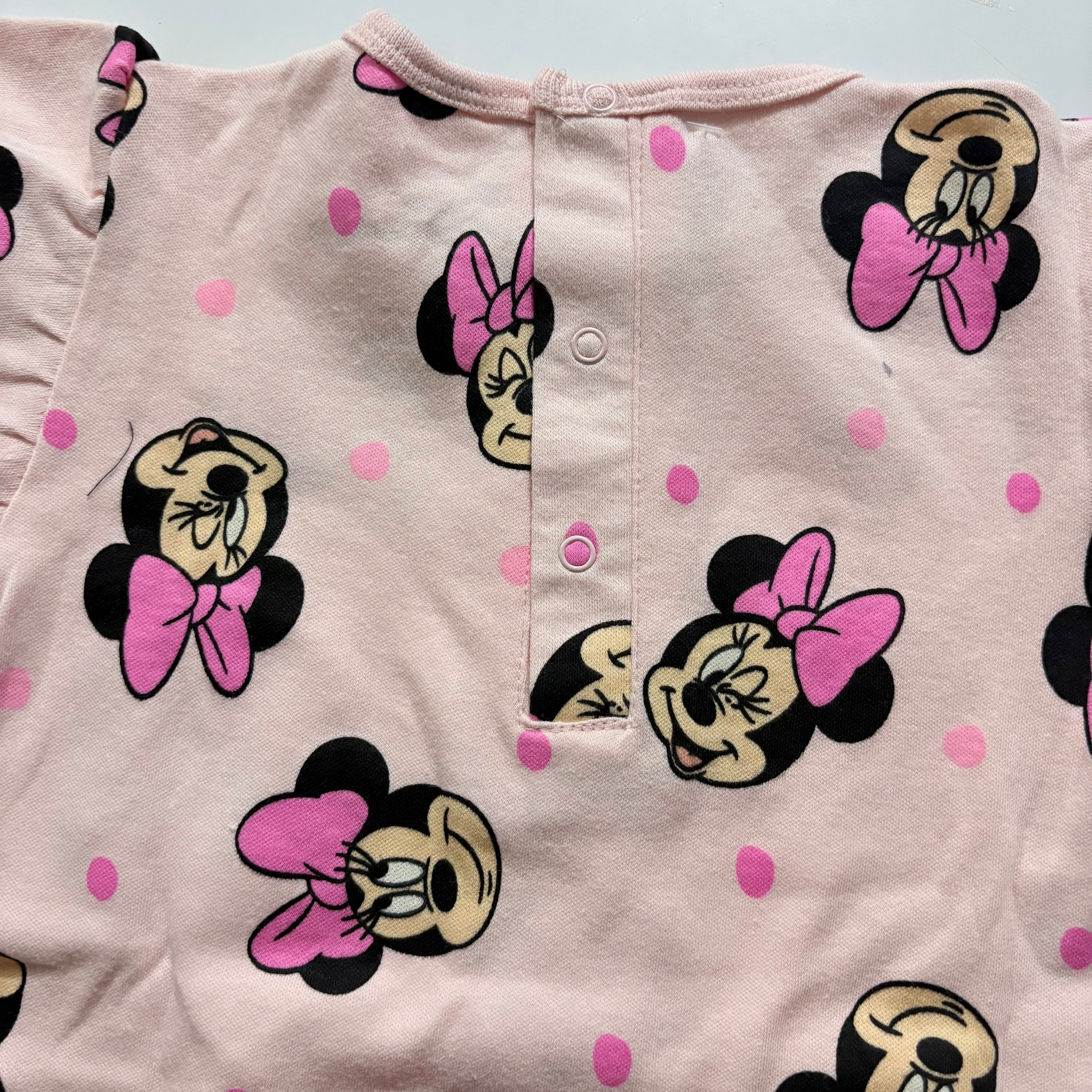 Minnie Print Baby Jumpsuit