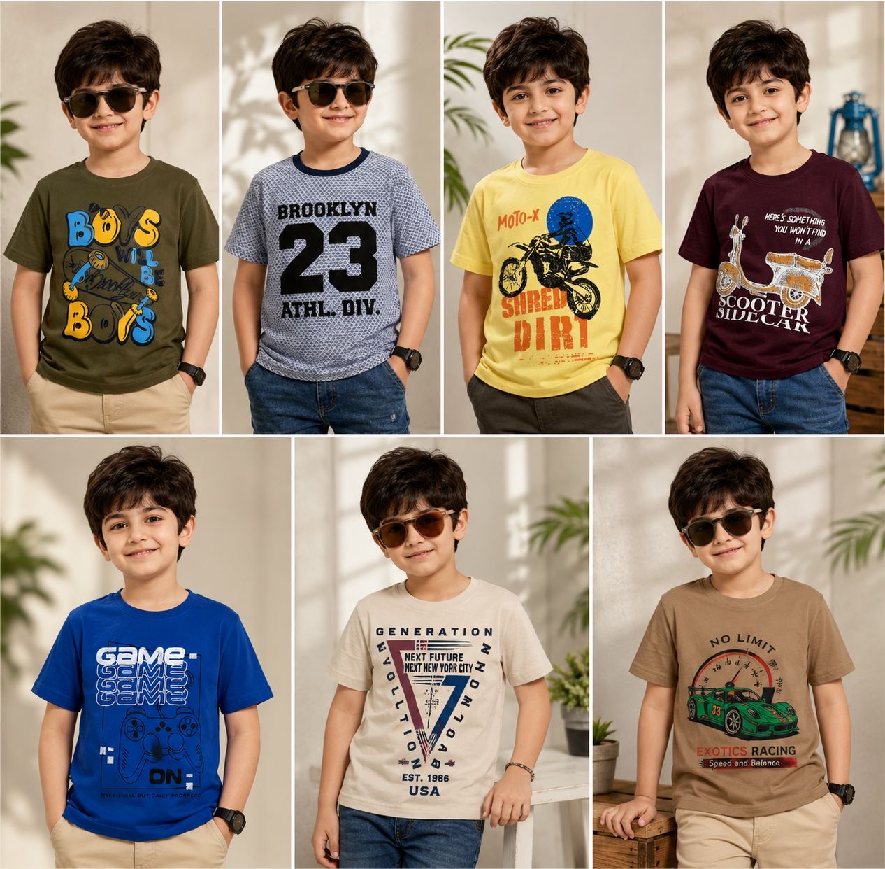 Generation Graphic Boys Cotton T-Shirt