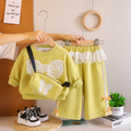 Butter Yellow Bow Coord Set