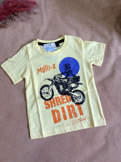 Moto-X Adventure Boys Cotton T-Shirt