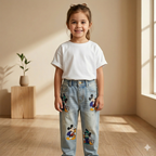 Mickey Blue Denim Jeans