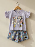 Baby Girl Besties Graphic Shorts Set