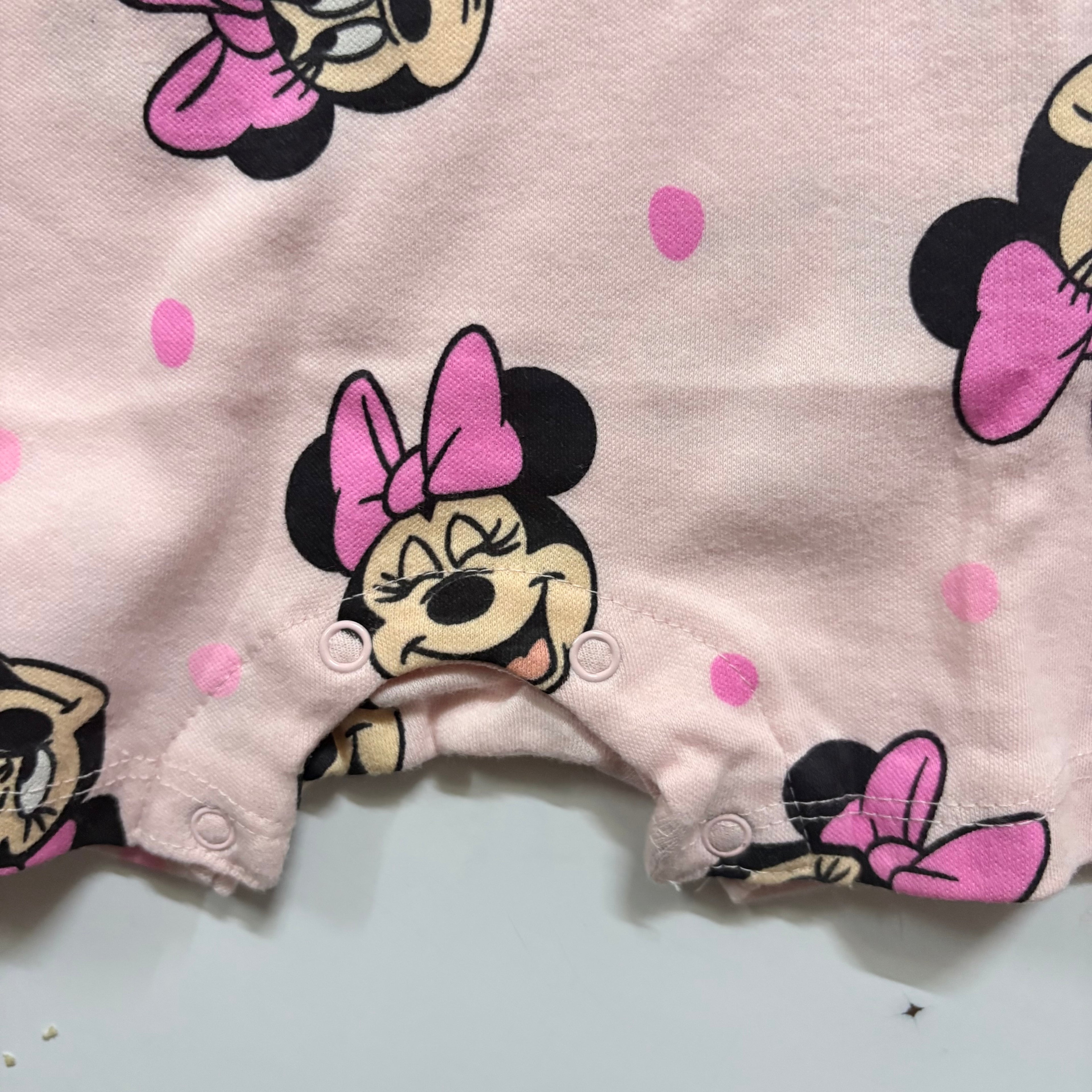 Minnie Print Baby Jumpsuit