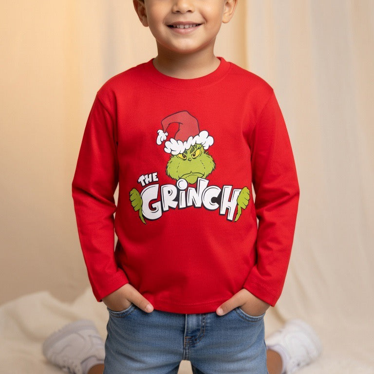 The Grinch Graphic Full Sleeve T-Shirt