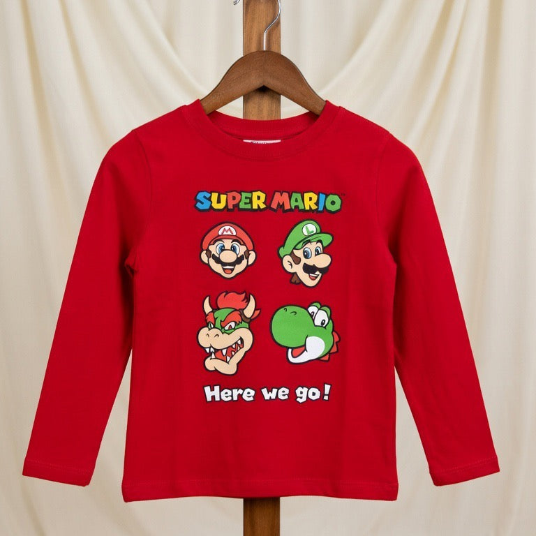 Super Mario Graphic Full Sleeve T-Shirt