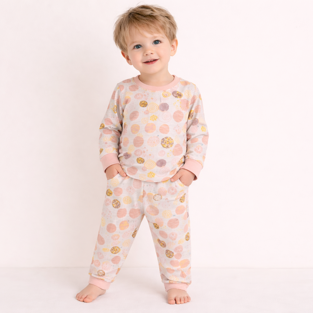 Minicute Print Full Sleeve Top & Pants Set