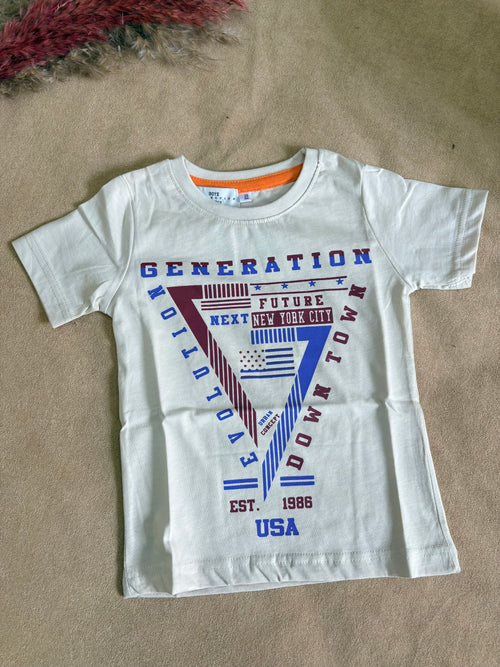 Generation Graphic Boys Cotton T-Shirt