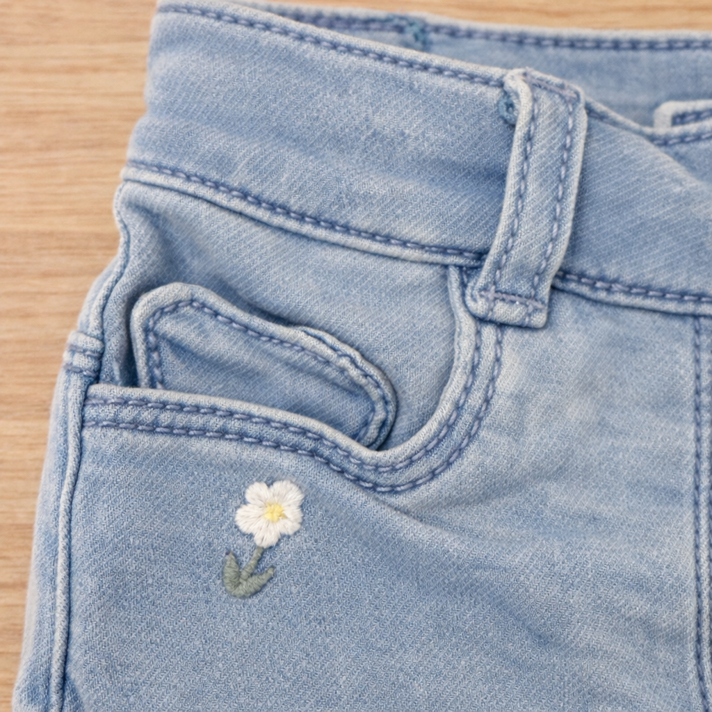 Orchestra Floral Denim Shorts