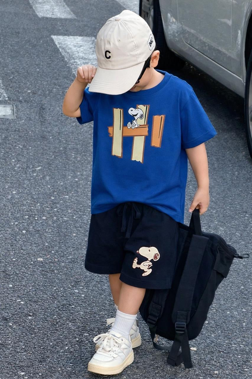 Babyhug Royal Blue Snoopy