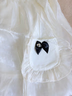 Baby Girls White Peter Pan Collar Party Frock