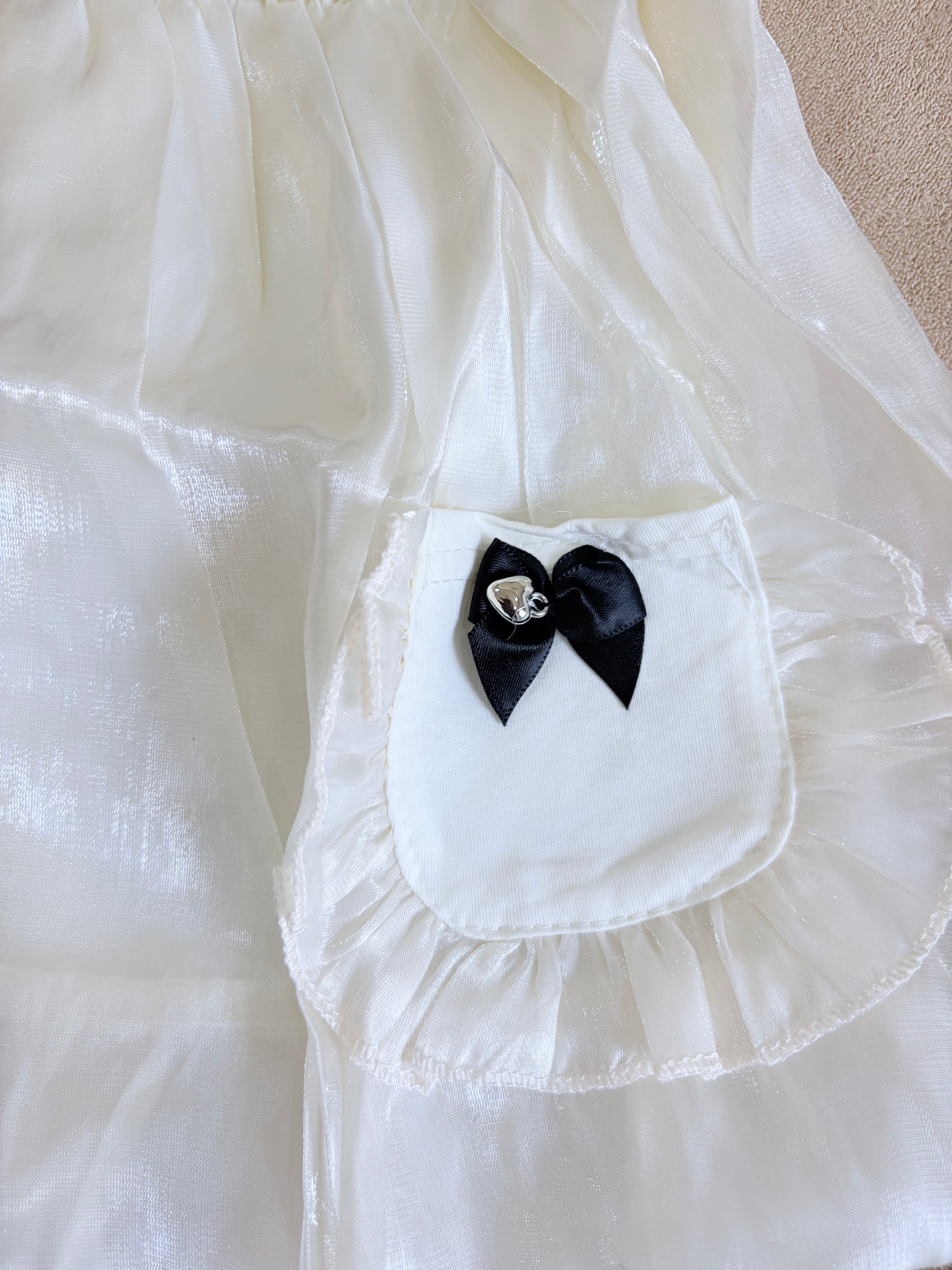 Baby Girls White Peter Pan Collar Party Frock