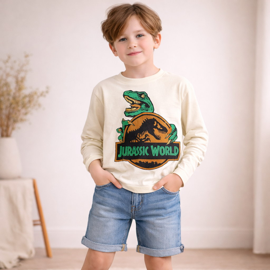 Jurassic World Graphic Full Sleeve T-Shirt