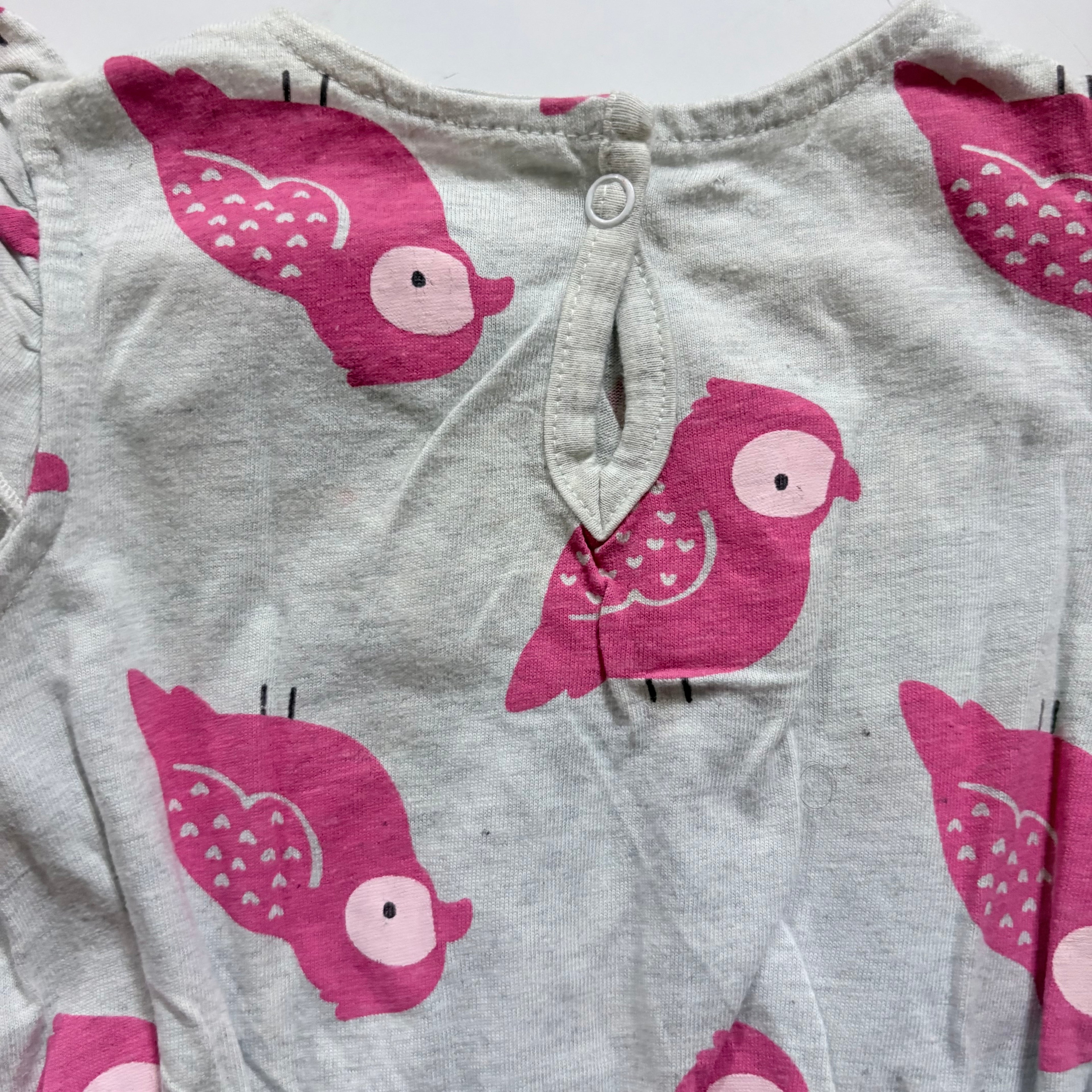 Bird Print Baby Jumpsuit