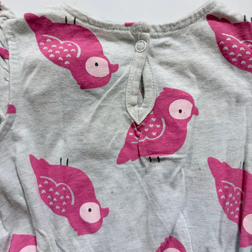 Bird Print Baby Jumpsuit