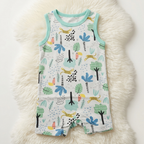 Jungle Print Baby Jumpsuit