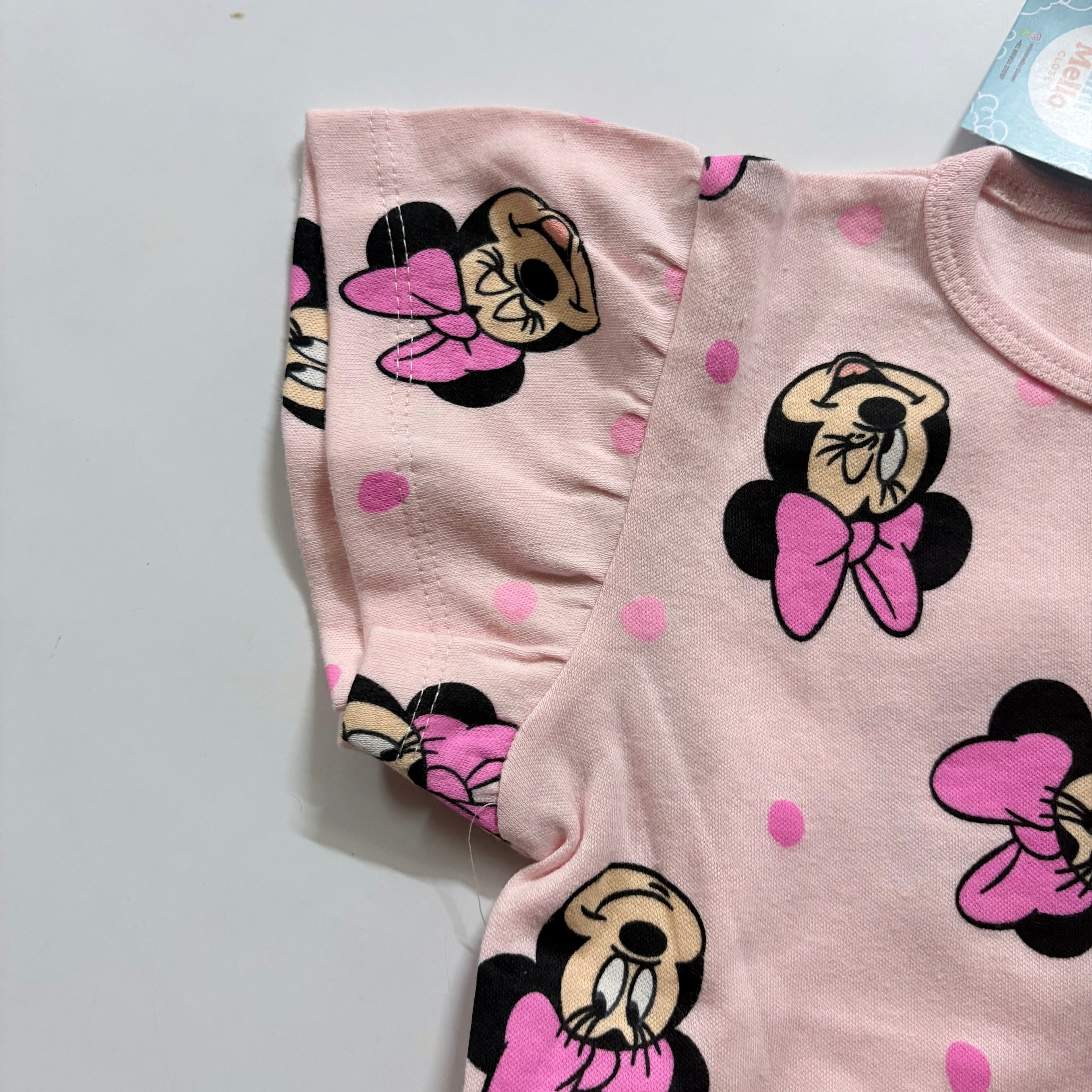 Minnie Print Baby Jumpsuit