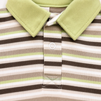 Striped Polo Baby Jumpsuit