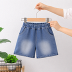 Lucky Polo T-Shirt & Denim Shorts Set