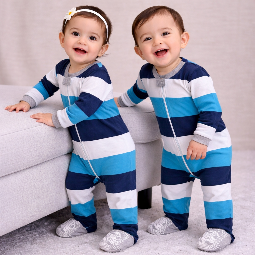 Premium Interlock Baby Romper Combo (Pack of 3)