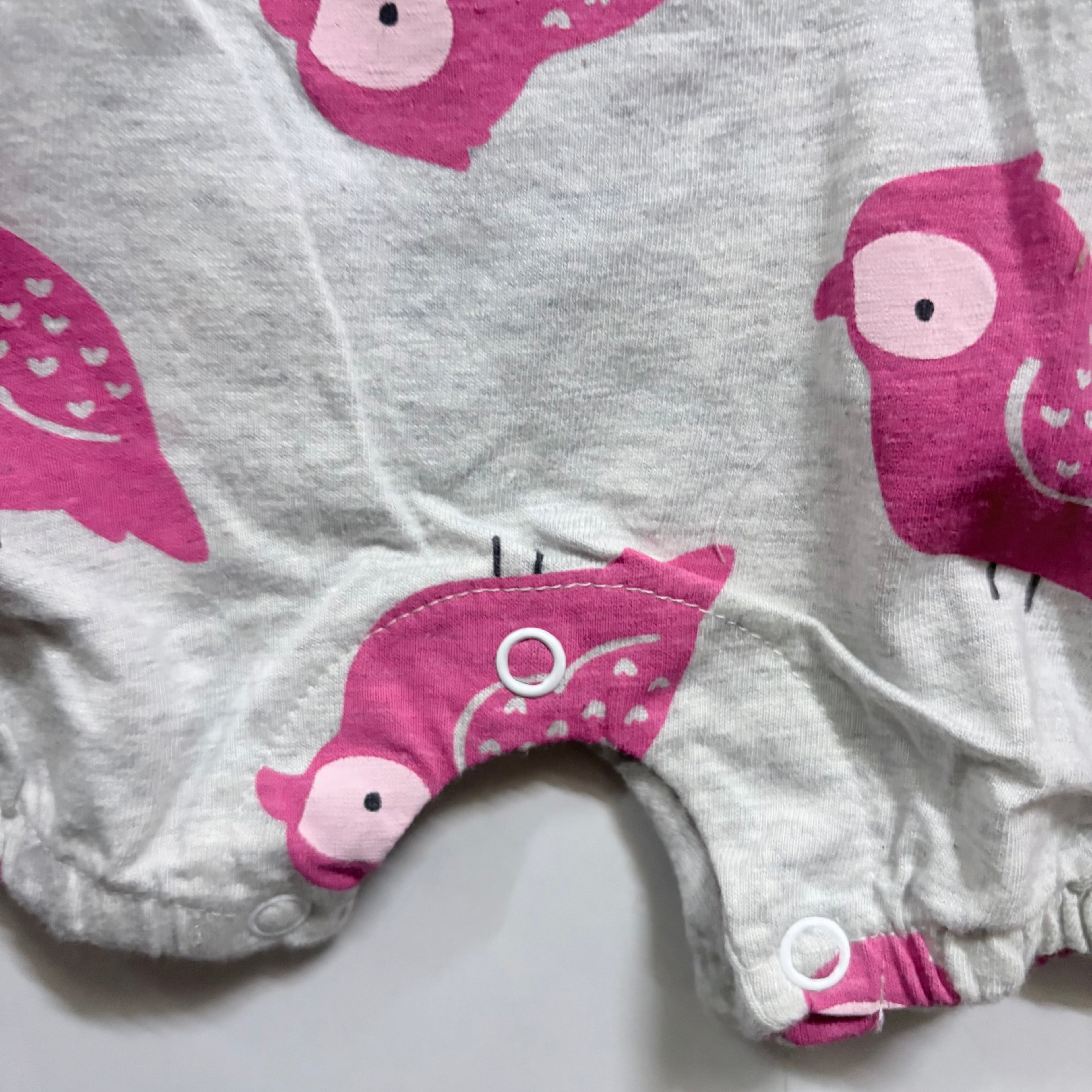 Bird Print Baby Jumpsuit