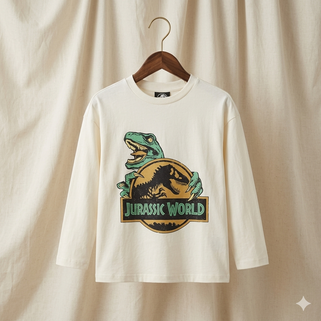 Jurassic World Graphic Full Sleeve T-Shirt