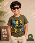 Boys Skateboard Graphic Cotton T-Shirt
