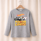 Hot Wheels Graphic Full Sleeve T-Shirt
