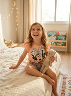 Baby Girl Minnie Mouse Ruffle Sleeve Shorts Set
