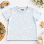 Pastel Blue Cotton T-Shirt