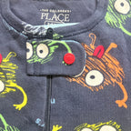 Monster Print Baby Jumpsuit