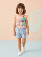 Baby Girl Ocean Princess Shorts Co-ord Set