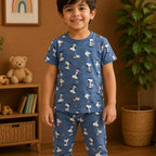 Snoopy Blue Unisex Coord Set
