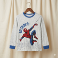 Spiderman Print Full Sleeve T-Shirt