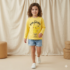 Pikachu Print Full Sleeve T-Shirt