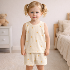 Mini Klub Sunshine Print Sleeveless Top & Shorts Set