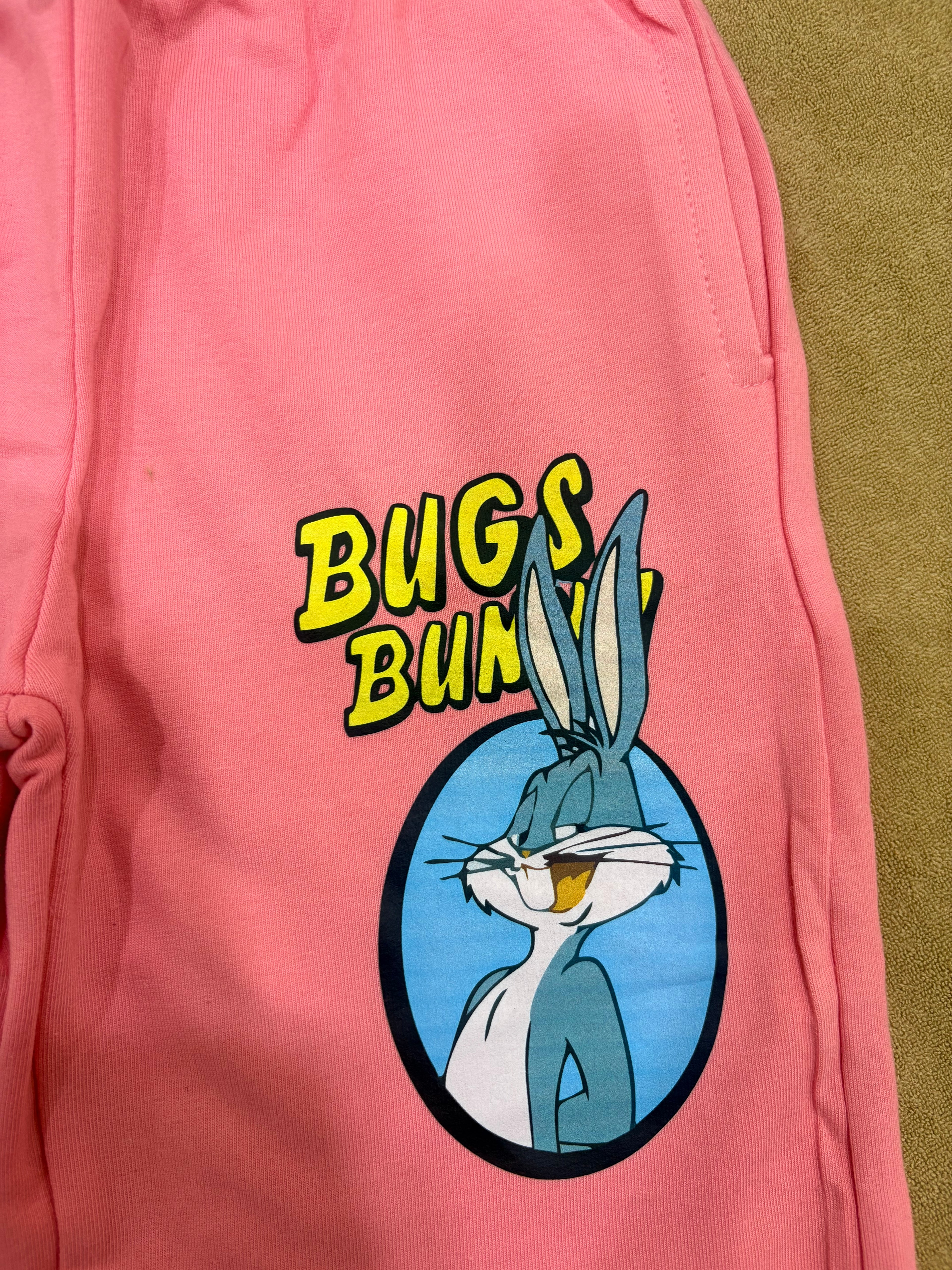 Bugs Bunny brown Pink Wide Leg Co-ord Set