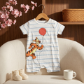Tiger Print Baby Jumpsuit