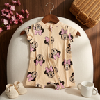 Minnie Print Baby Jumpsuit