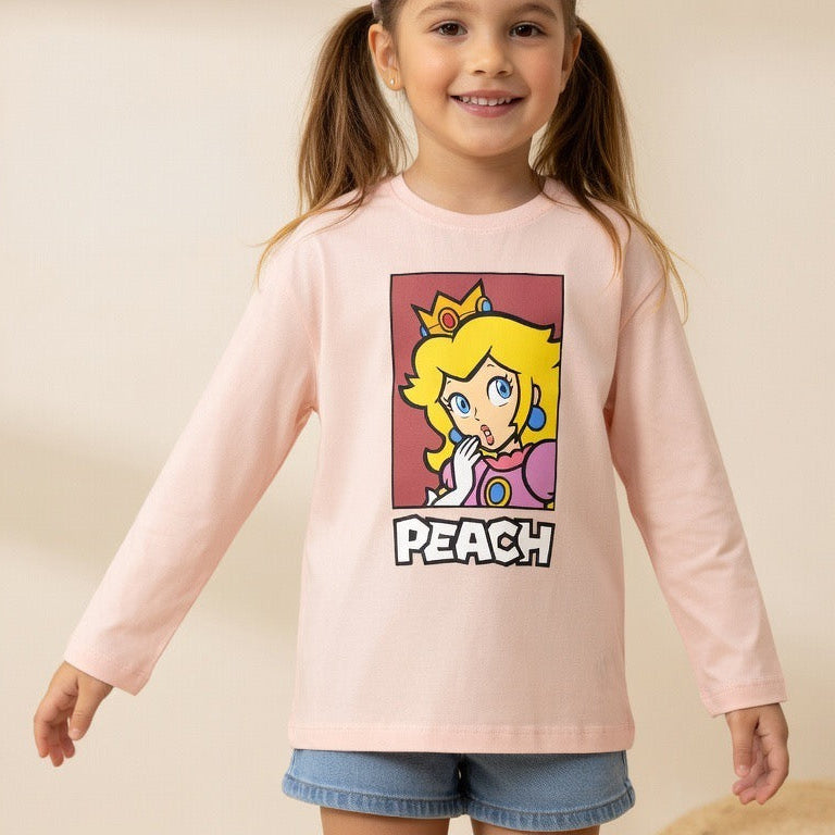 Princess Character Print Full Sleeve T-Shirt