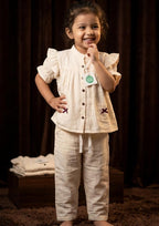 Ivory Dream Muslin Co-ord Set