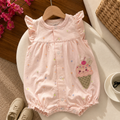Pink Ice Cream Baby Jumpsuit
