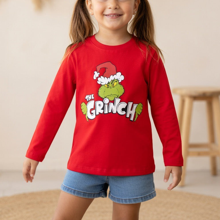 The Grinch Graphic Full Sleeve T-Shirt