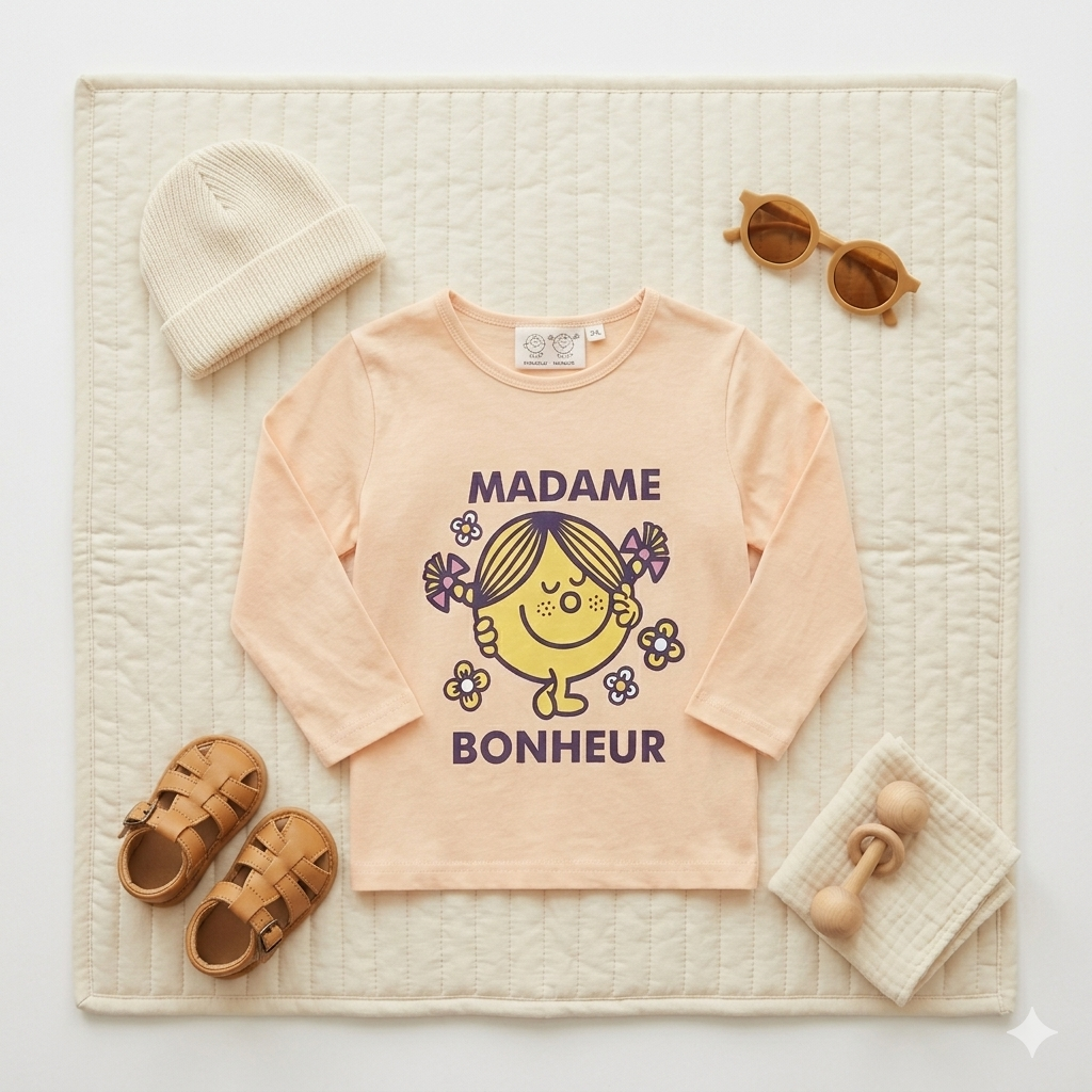 Cute Graphic Print Full Sleeve T-Shirt