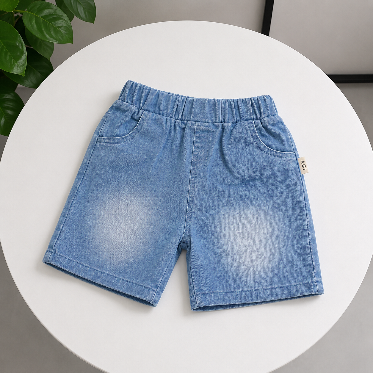 Dino Explorer Shirt & Denim Shorts Set