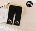 Black Bow Detail korean Legging