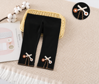 Black Bow Detail korean Legging