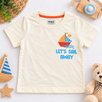 Off-White Sailboat Cotton T-Shirt