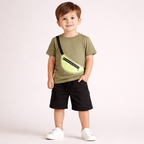 Zara Crossbody Print T-Shirt & Shorts Set