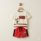 Zara Mickey Mouse T-Shirt & Shorts Set