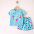 Bloom & Believe Floral Cotton Shorts Set